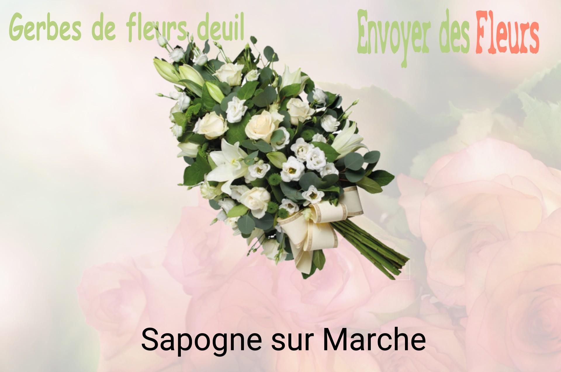 Gerbe de fleurs de deuil livrée à Sapogne-sur-Marche